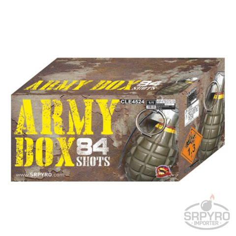 CLE4524 ARMY BOX 64x30mm 20x48mm 84s 1/1 F3