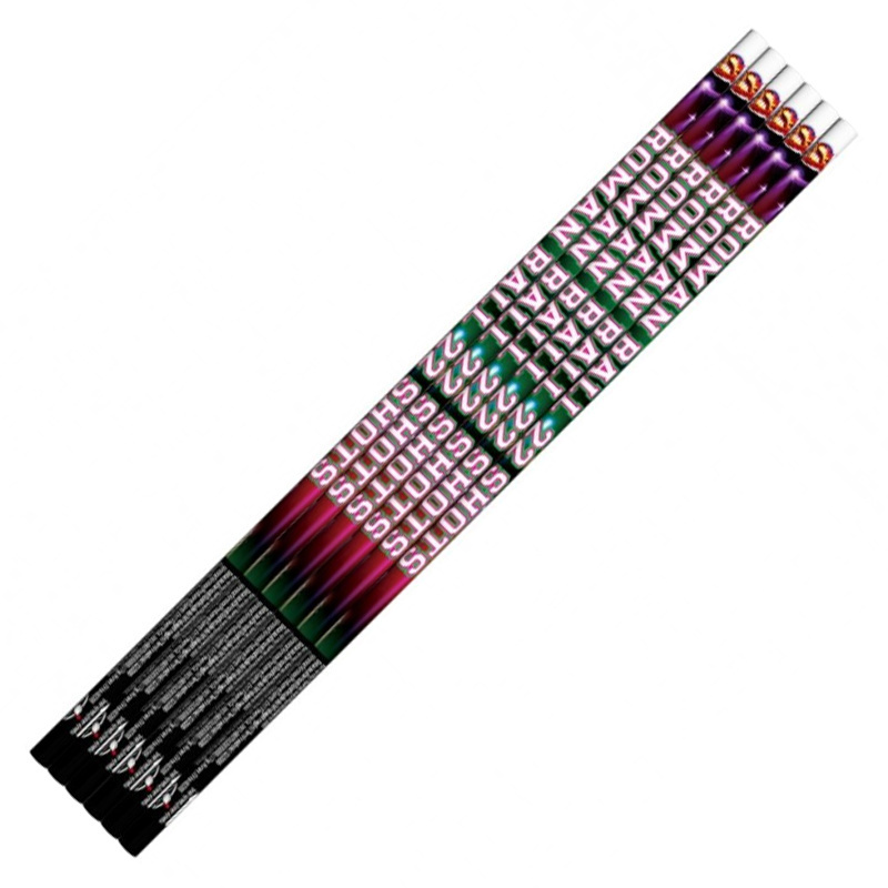 CLE6020-22 ROMAN CANDLE 22s 45cm 36/12 F2