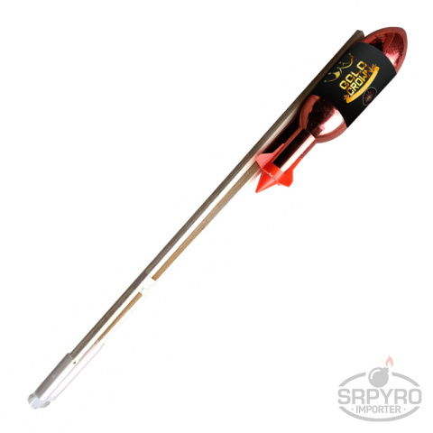 RAKIETA GOLD CROWN 70mm 1szt NOWOŚĆ CLE2597-3 RAKIETA GOLD CROWN 70mm 1szt NOWOŚĆ CLE2597-3