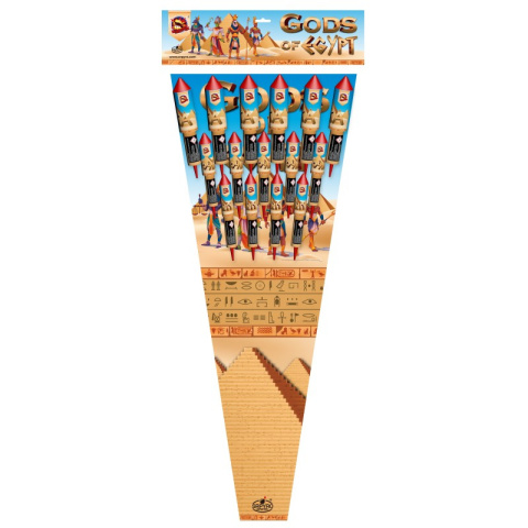 Rakiety Gods of Egipt 15sztuk CLE2515